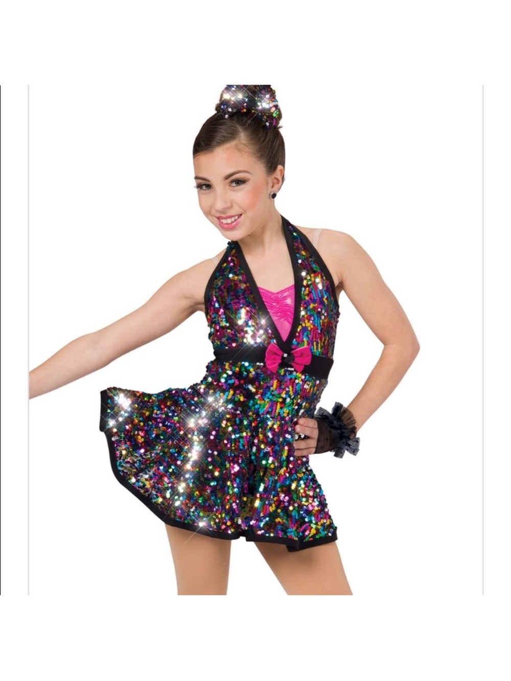 A wish come true dance  sequin dress size mc